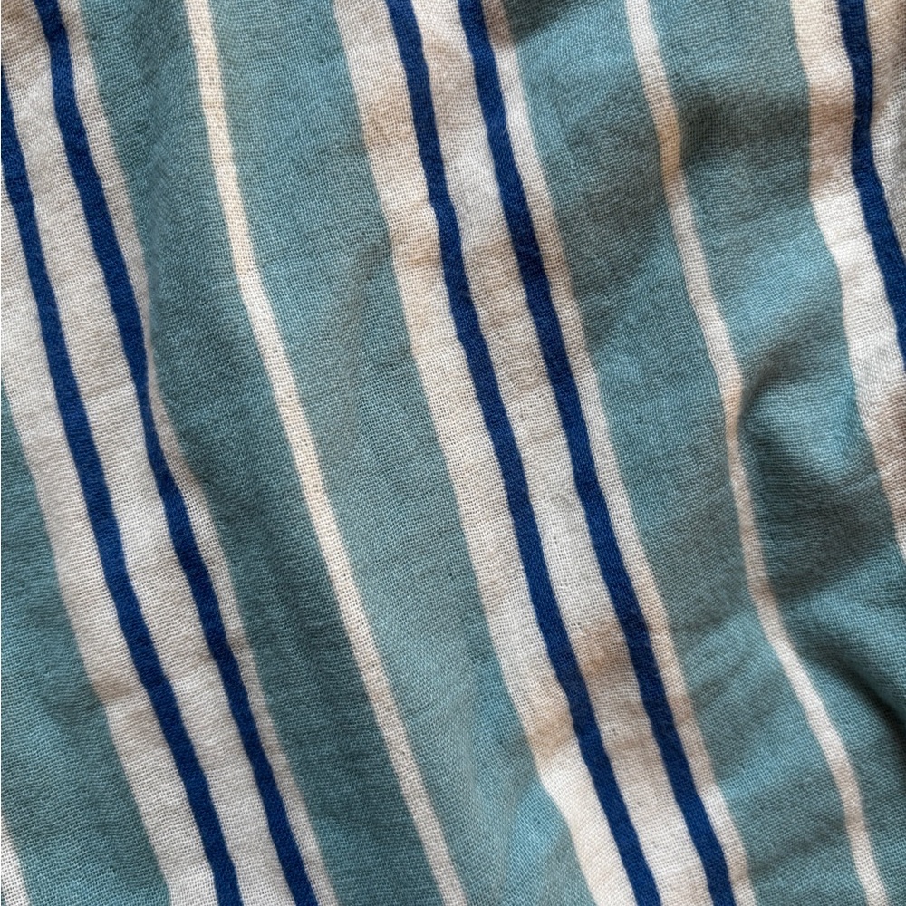 Hanna Andersson Blue and Green Stripe Onesie - Mommy and me/matching family